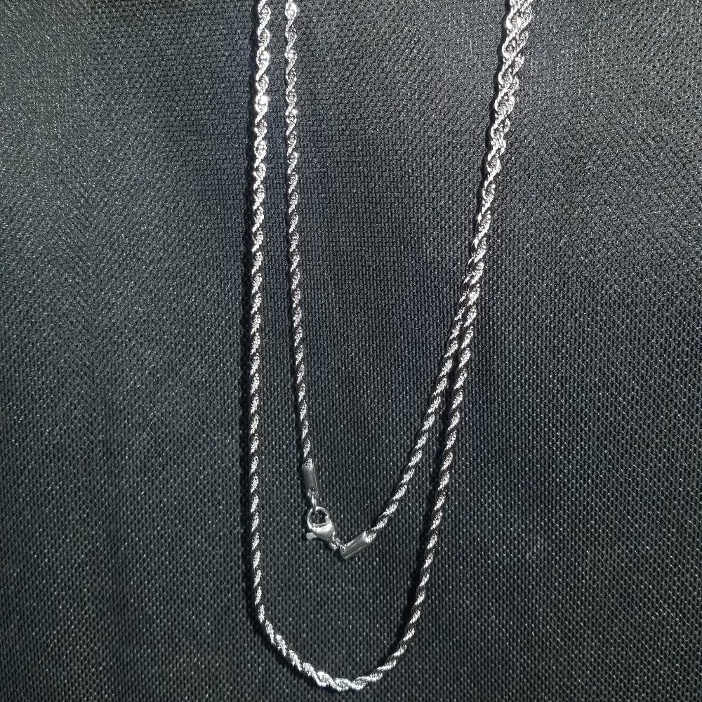 NEW Twisted Titanium Chain 60cm/24inch